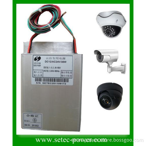 High Quality 30W 12VDC/24VAC Mini Inverter Supply for Tripod Head